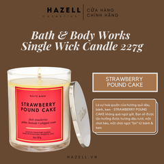 Nến thơm Bath & Body Works Scented Signature Candle 227g (1 bấc)