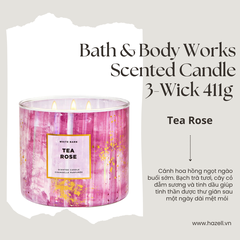 Nến thơm Bath & Body Works Scented Candle 411g (3 bấc)