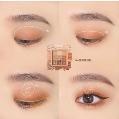 Bảng phấn mắt Etude House Play Color Eyes - Cookie Chips (9 ô)