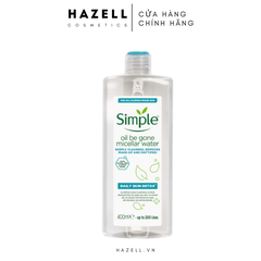 Nước tẩy trang Simple Water Boost Micellar Cleansing Water 400ml