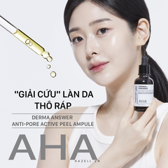 Tinh chất CNP Laboratory Derma+ Answer Anti-pore Active Peel Ampule 50ml (AHA)- HÀNG NHẬP KHẨU