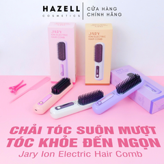 Lược Điện Chải Tóc Không Dây Ion Âm Jary Ion Electric Hair Comb - HÀNG NHẬP KHẨU