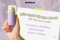 Kem dưỡng By Wishtrend Vitamin A-Mazing Bakuchiol Night Cream 30g - HÀNG NHẬP KHẨU
