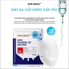 Mặt nạ Sur.Medic™ Super Hyaluronic 100™ Aqua Mask - HÀNG NHẬP KHẨU