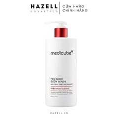 Sữa tắm cho da mụn Medicube Red Acne Body Wash 400ml - HÀNG NHẬP KHẨU