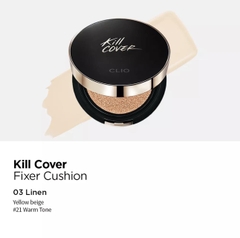 Phấn nước CLIO Kill Cover Fixer Cushion SPF50+ PA+++ (Kèm lõi refill)