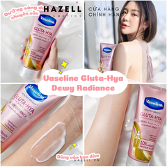 Sữa dưỡng thể Vaseline Healthy Bright Gluta-HYA 10X Serum Burst Lotion - Dewy Radiance 330ml (HÀNG NHẬP KHẨU)