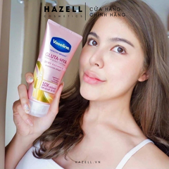 Sữa dưỡng thể Vaseline Healthy Bright Gluta-HYA 10X Serum Burst Lotion - Dewy Radiance 330ml (HÀNG NHẬP KHẨU)