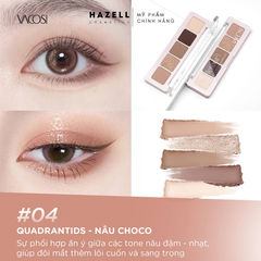 Bảng phấn mắt 5 ô VACOSI VP29-04 5.5g