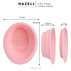 Chậu giặt cọ trang điểm bằng silicone Jary Silicone Makeup Brush Cleaning - HÀNG NHẬP KHẨU