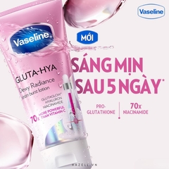 Sữa dưỡng thể Vaseline Healthy Bright Gluta-HYA 70X Serum Burst Lotion - Dewy Radiance 300ml - HNK