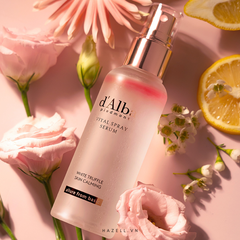 Serum + xịt khoáng + xịt khóa nền d'Alba Vital Spray Serum 100ml (Hồng)