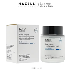 Mặt nạ BELIF Super Knights Purifying Clay Mask 75ml - HÀNG NHẬP KHẨU