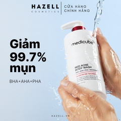 Sữa tắm cho da mụn Medicube Red Acne Body Wash 400ml - HÀNG NHẬP KHẨU
