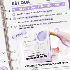 Mặt nạ MediAnswer Calming Collagen Nanoshot Mask - HÀNG NHẬP KHẨU