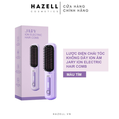 Lược Điện Chải Tóc Không Dây Ion Âm Jary Ion Electric Hair Comb - HÀNG NHẬP KHẨU