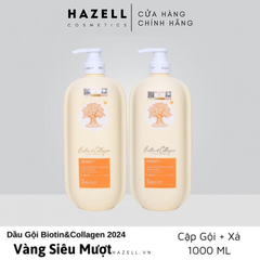 Bộ gội-xả VOUDIOTY Hair Repairing 1000ml (Vàng)