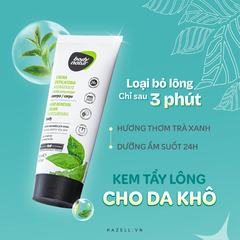 Kem tẩy lông cho da thường/khô Body Natur Hair Removal Cream Moisturising Normal-Dry Skin 200ml - HÀNG NHẬP KHẨU