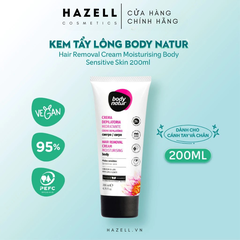 Kem tẩy lông cho da nhạy cảm Body Natur Hair Removal Cream Moisturising Body Sensitive Skin - HÀNG NHẬP KHẨU