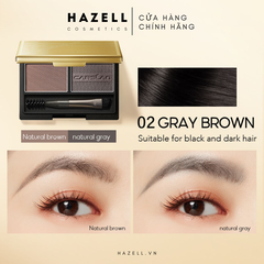 Bột kẻ chân mày Carslan Brown Powder 8g
