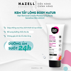 Kem tẩy lông cho da nhạy cảm Body Natur Hair Removal Cream Moisturising Body Sensitive Skin - HÀNG NHẬP KHẨU