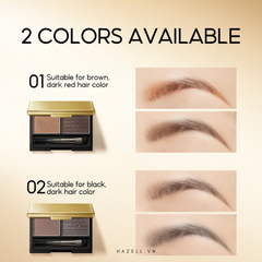 Bột kẻ chân mày Carslan Brown Powder 8g
