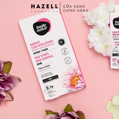 Miếng wax lông cơ thể cho da nhạy cảm Body Natur Wax Strips Hair Removal Body Sensitive Skin - HÀNG NHẬP KHẨU