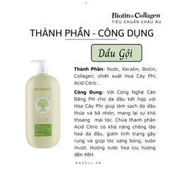 Bộ gội xả VOUDIOTY 500ml (Xanh rêu) - HNK