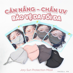 Khẩu trang vải chống tia UV Jary Sun Protection Mask - HÀNG NHẬP KHẨU