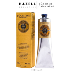 Kem dưỡng chân bơ đậu mỡ L'Occitane 15% Shea Butter Foot Cream 150ml