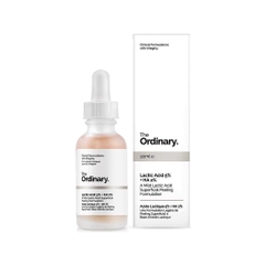 Tinh chất tẩy tế bào chết & cấp nước The Ordinary Lactic Acid 5% + HA 30ml