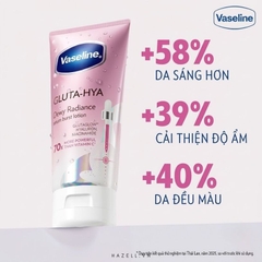 Sữa dưỡng thể Vaseline Healthy Bright Gluta-HYA 70X Serum Burst Lotion - Dewy Radiance 300ml - HNK