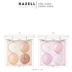 Bảng phấn nhũ mắt 4 ô Dasique Starry Night Shadow Palette - HNK