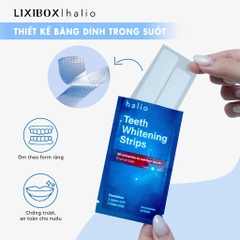 ( Quà tặng ) - Miếng dán trắng răng Halio Teeth Whitening Strip