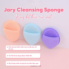 Miếng rửa mặt bọt biển Jary Cleasing Sponge - CP02