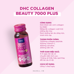 Nước Uống Collagen DHC Collagen Beauty 7000 Plus 50mlx10