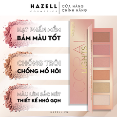 Bảng Phấn Má Và Bắt Sáng 6 Ô Catrice Coral Light Blush & Highlighter Palette 15g - HNK