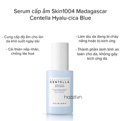 Tinh chất Skin1004 Madagascar Centella Hyalu-cica Blue Serum - HÀNG NHẬP KHẨU