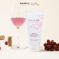 Sữa rửa mặt Mary&May Vegan Low pH Hyaluronic Gel Cleanser 150ml