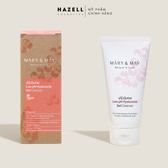 Sữa rửa mặt Mary&May Vegan Low pH Hyaluronic Gel Cleanser 150ml