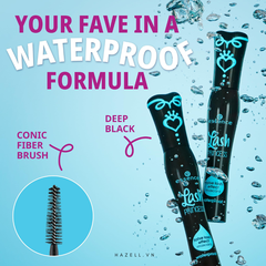 Mascara Essence Lash Princess False Effect Mascara Waterproof ( xanh dương ) - HNK