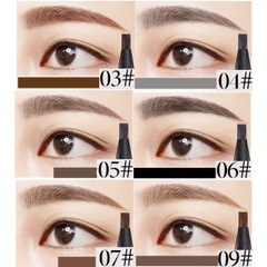 Chì xé kẻ mày phẩy sợi Hao zhuang Make Up Milano Eyebrow Pencil
