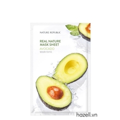 Mặt nạ Nature Republic Real Nature Avocado Mask Sheet