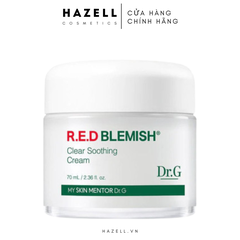 Kem dưỡng Dr.G R.E.D Blemish Clear Soothing Cream 70ml