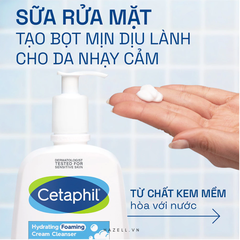 Sữa rửa mặt Cetaphil Hydrating Foaming Cream Cleanser - HNK