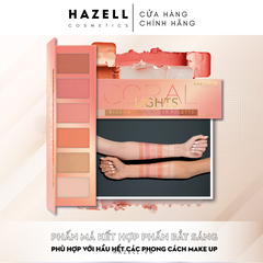 Bảng Phấn Má Và Bắt Sáng 6 Ô Catrice Coral Light Blush & Highlighter Palette 15g - HNK