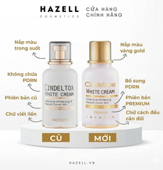 Kem truyền trắng da INCUGEN Cindeltox White Cream Premium 50ml - HNK