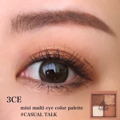 Bảng mắt 4 ô 3CE Mini Multi Eye Color Palette 3.5g - #Casual Talk