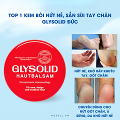 Kem dưỡng trị nứt nẻ Glysolid Hautbalsam Đức 100ml