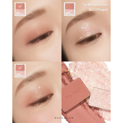 Bảng phấn mắt 2 ô UNLEASHIA Tap Me Palette Duo 8.4g